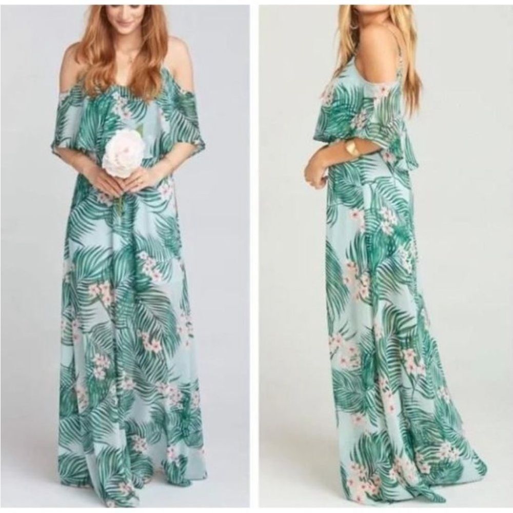 Show Me Your Mumu Tropical Maxi Dress Size XXS Resort Vacation